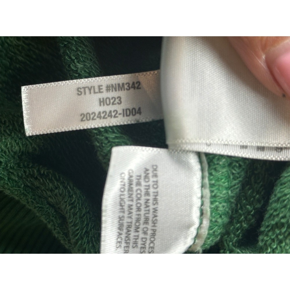 Madewell Hoodie Women L Green Terry Relaxed Raglan Sleeve Activewear Skater - Picture 5 of 9